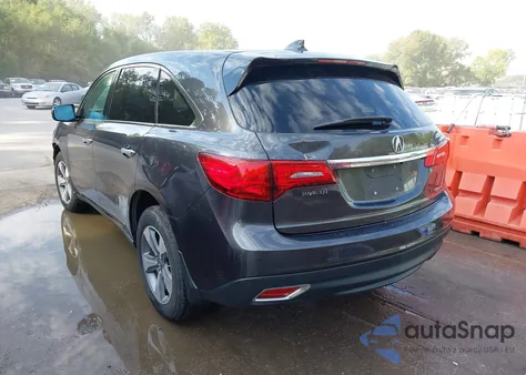 2014 Acura Mdx из США, поврежденный, VIN 5FRYD4H27EB005076
